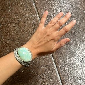 Large turquoise bracelet